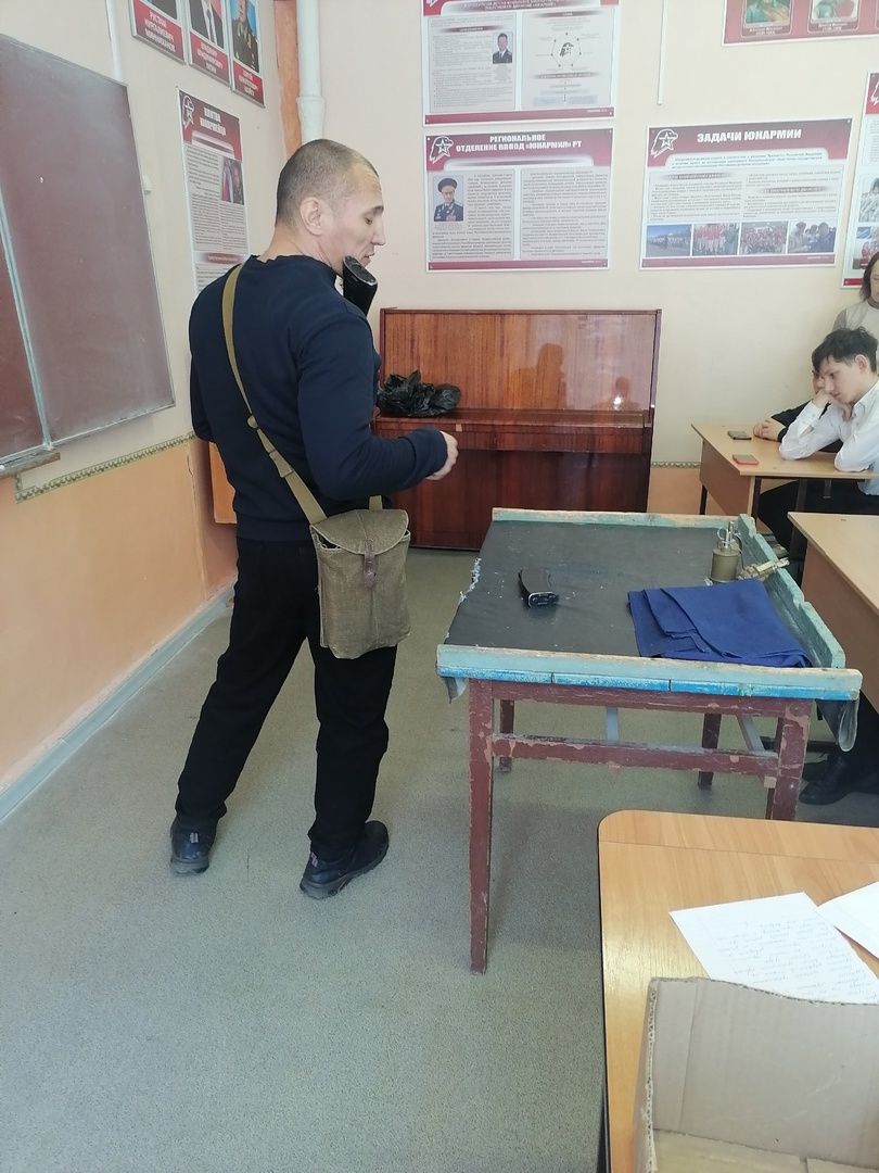 В центре «Патриот» провели занятие для кадетов школы №4 «Мужества и воинской славы»