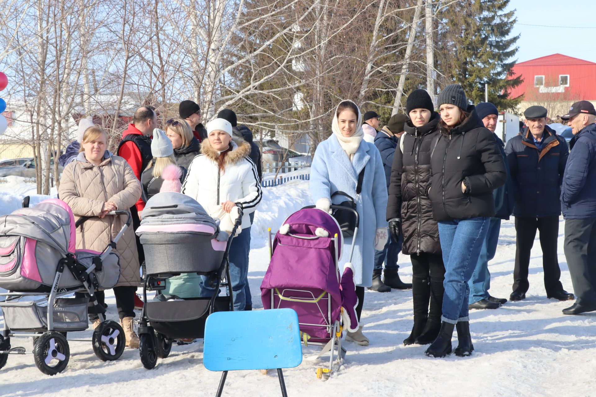 В селе Тихоново Менделеевского района в последний день выборов провели масленичные гуляния в необычном формате