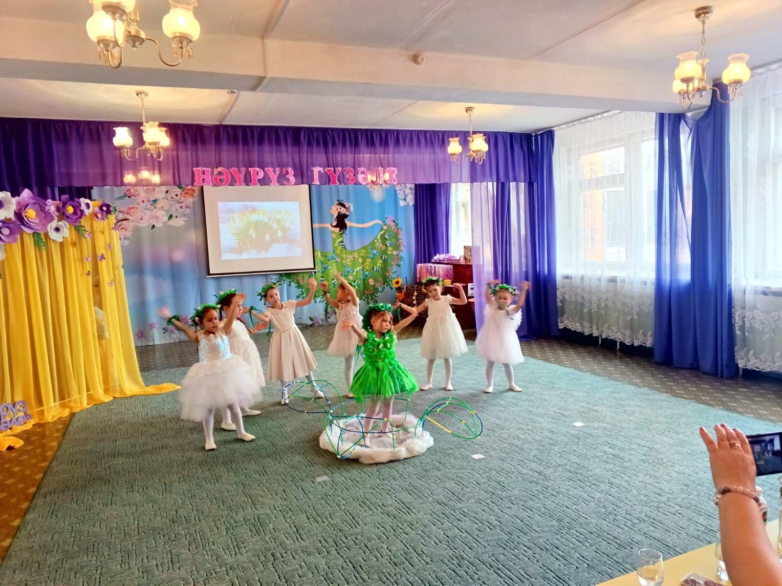 В детском саду «Крепыш» проведён очный этап Республиканского конкурса «Нәүрүз гүзәле- 2024»