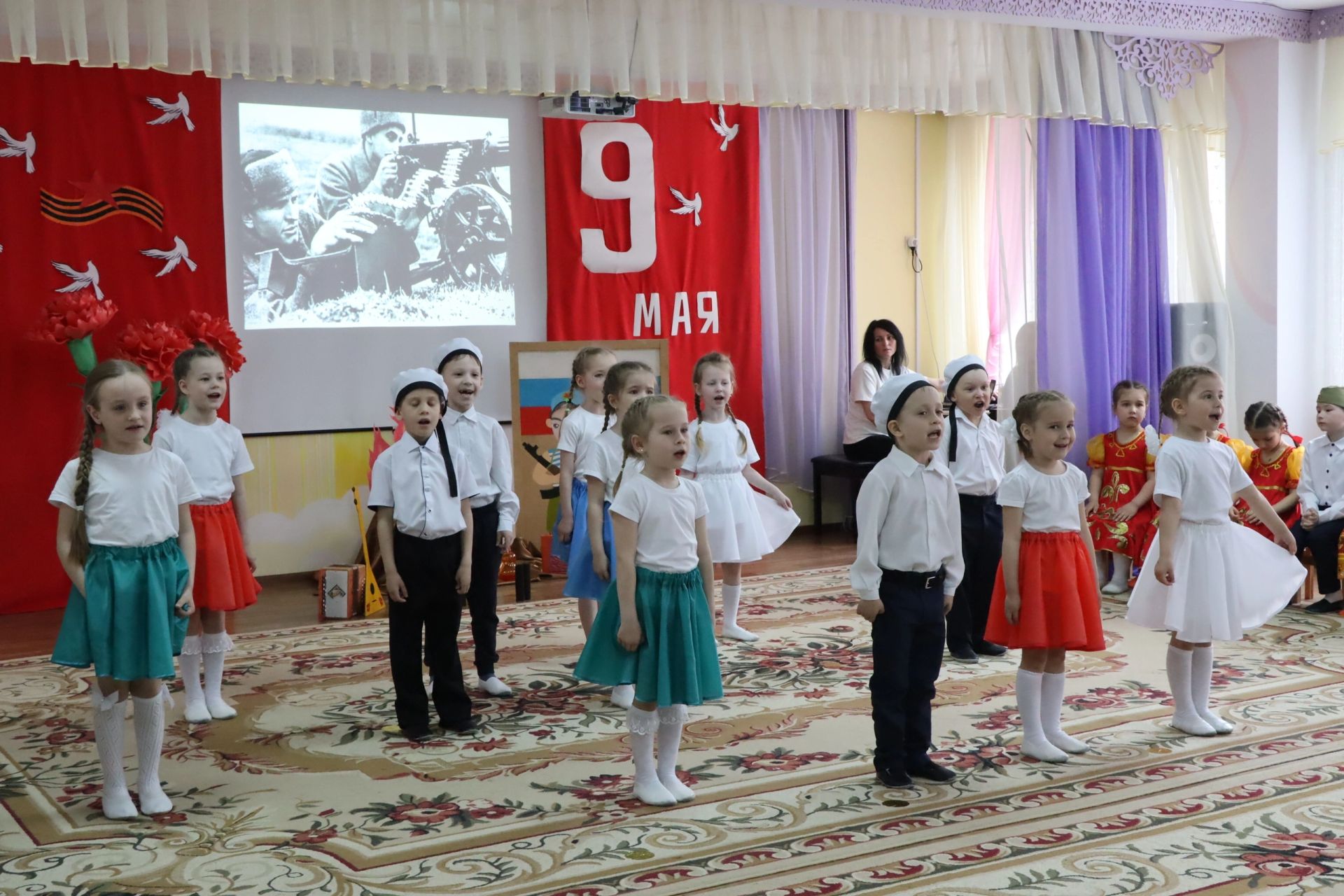 В детских садах Менделеевска проходят утренники, посвящённые Дню Победы