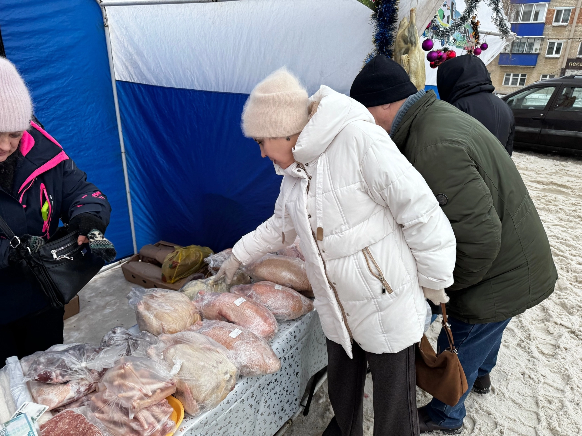 В Менделеевске проведена новогодняя сельскохозяйственная ярмарка
