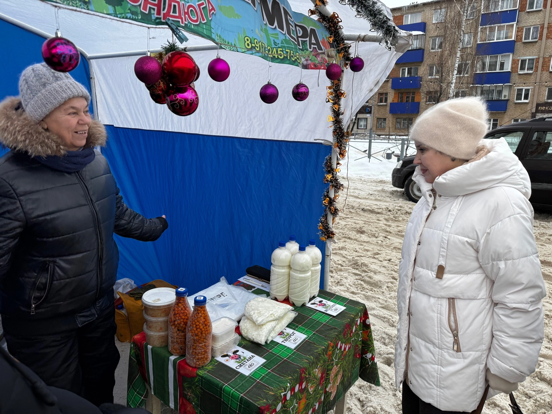 В Менделеевске проведена новогодняя сельскохозяйственная ярмарка