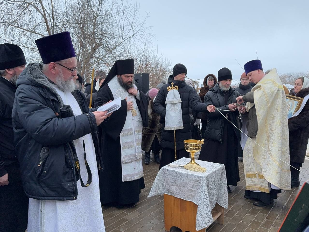 Как верующие Менделеевска отмечают праздник Крещения Господня