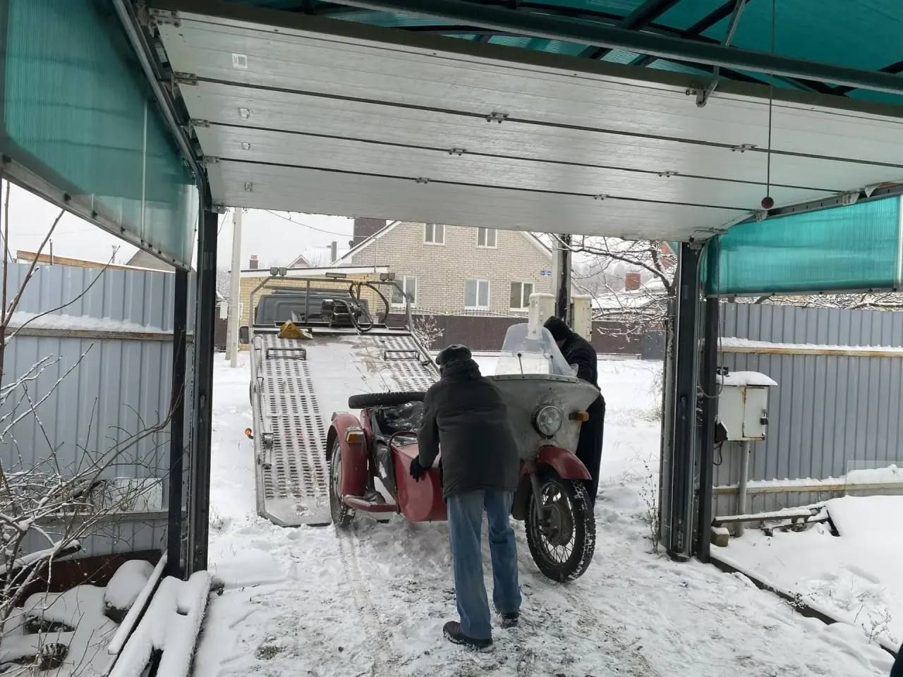 Семья из Менделеевского района передала свой мотоцикл бойцам СВО