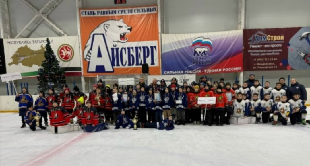 В Ледовом дворце «Айсберг» Менделеевска  проведён турнир на Кубок Деда Мороза