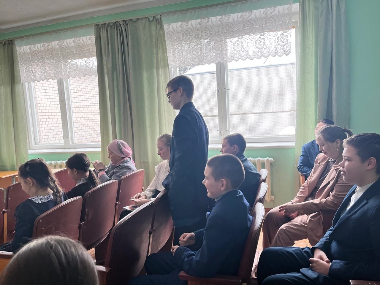 В Ильнетской средней школе прошла встреча с участником СВО