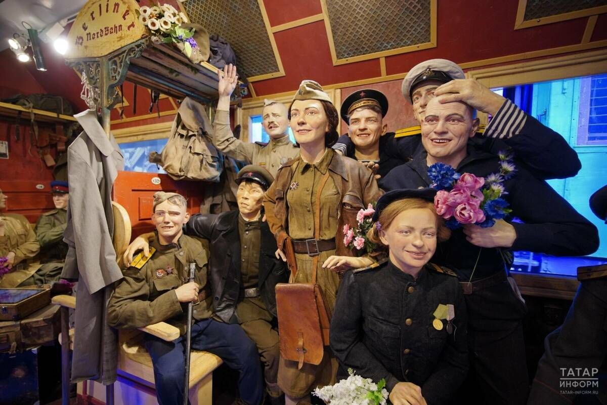 «Поезд Победы» прибыл в Казань