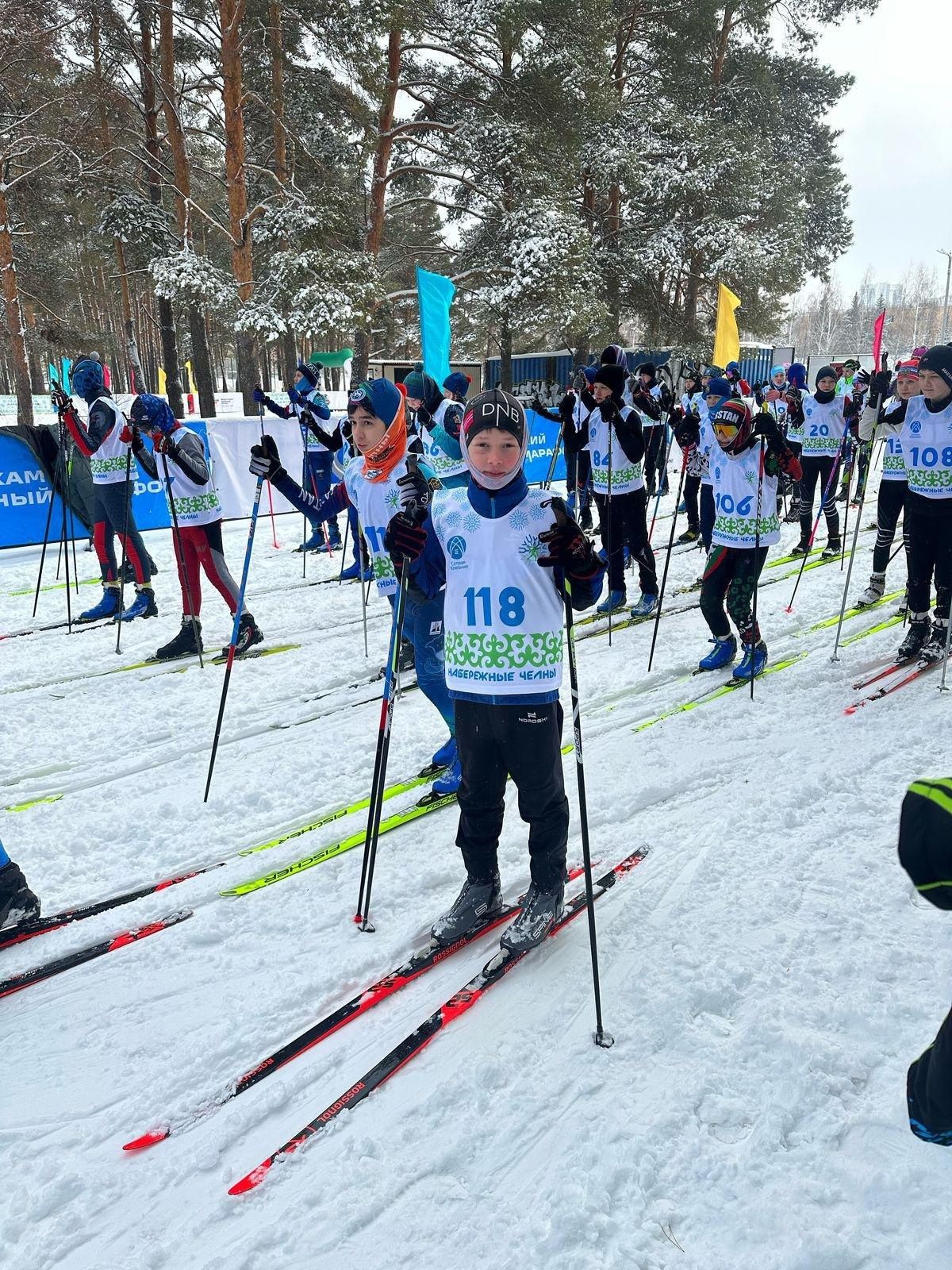 Лыжники Менделеевска показали свои силы на Камском марафоне