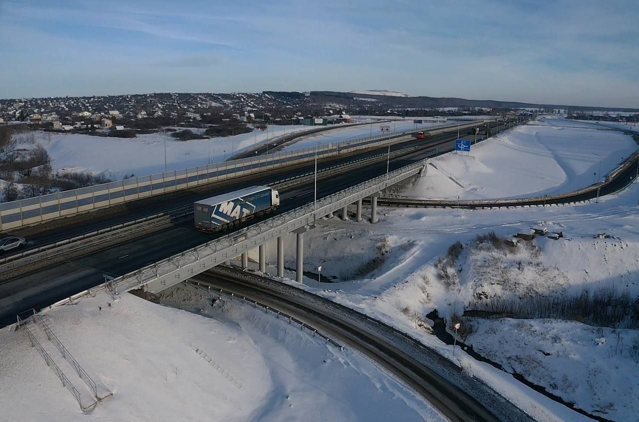 Четыре моста построены на трассе М-7 «Волга» в Татарстане