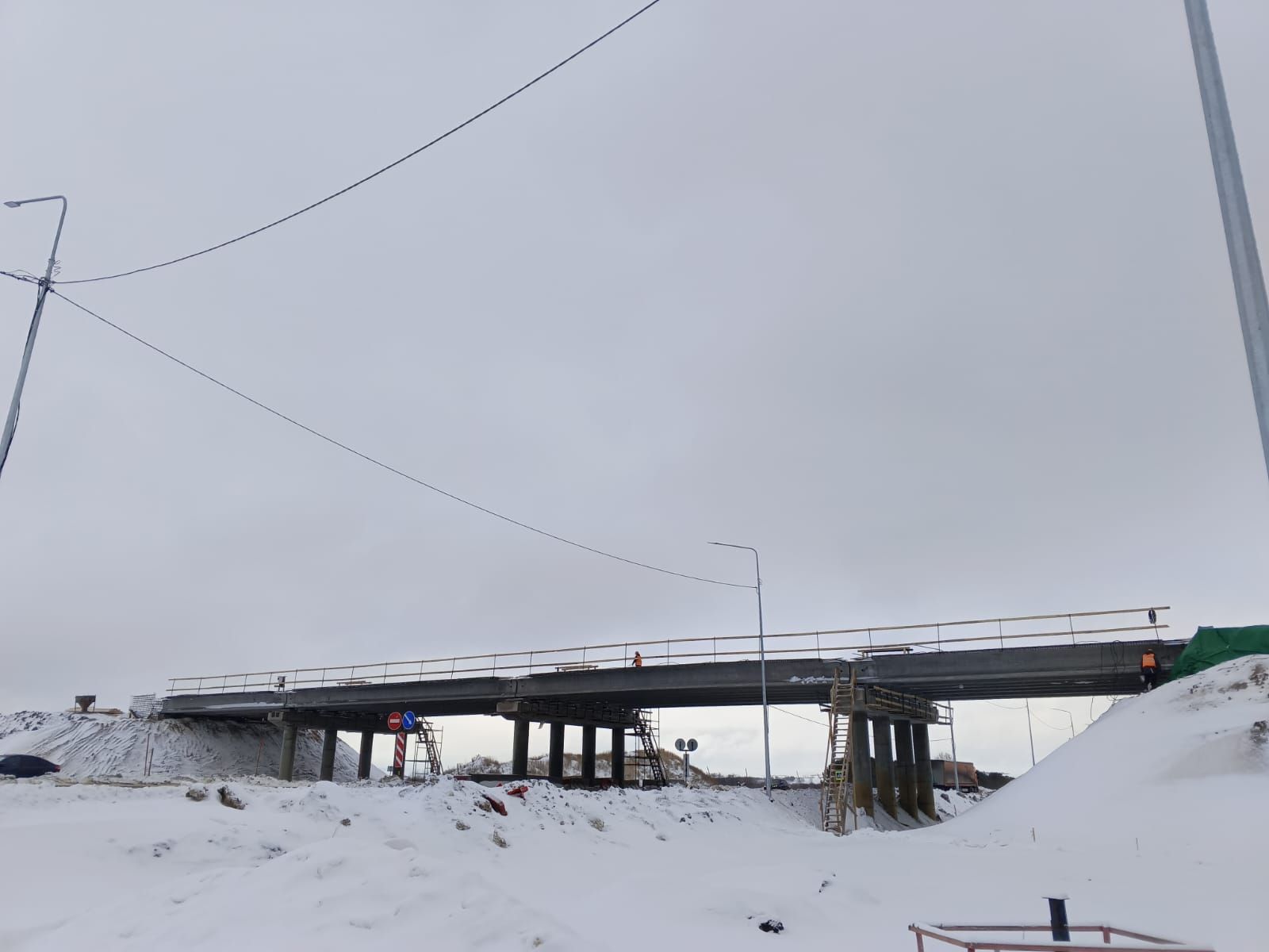 Реконструкция трассы М-7: в Татарстане завершено строительство семи путепроводов