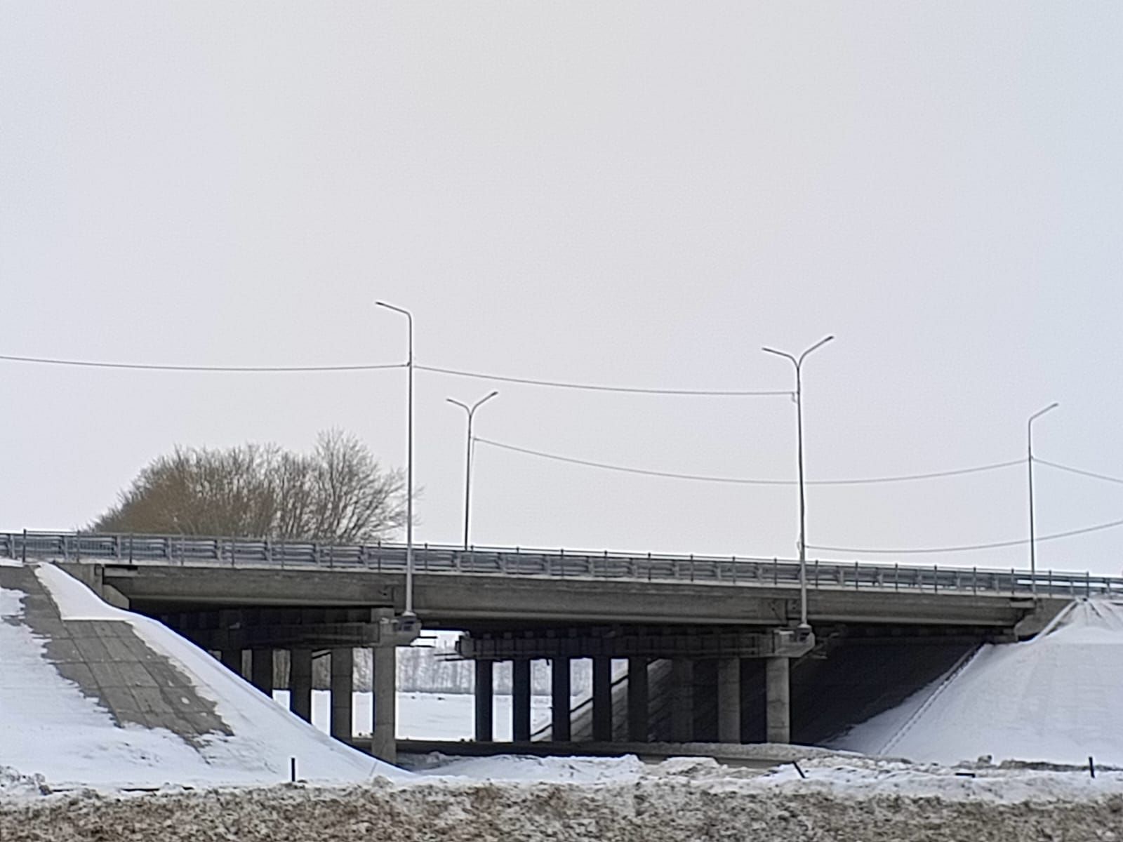 Реконструкция трассы М-7: в Татарстане завершено строительство семи путепроводов
