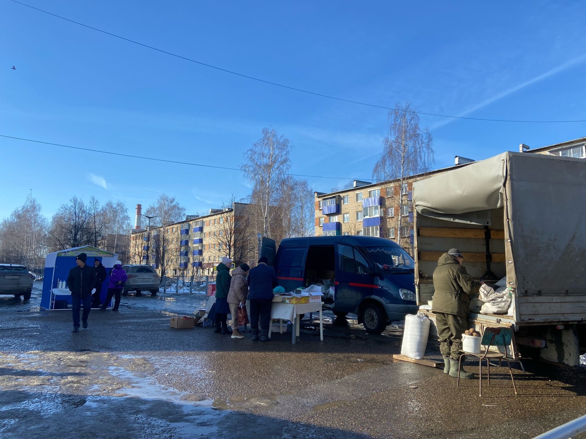 В Менделеевске состоялась первая весенняя ярмарка