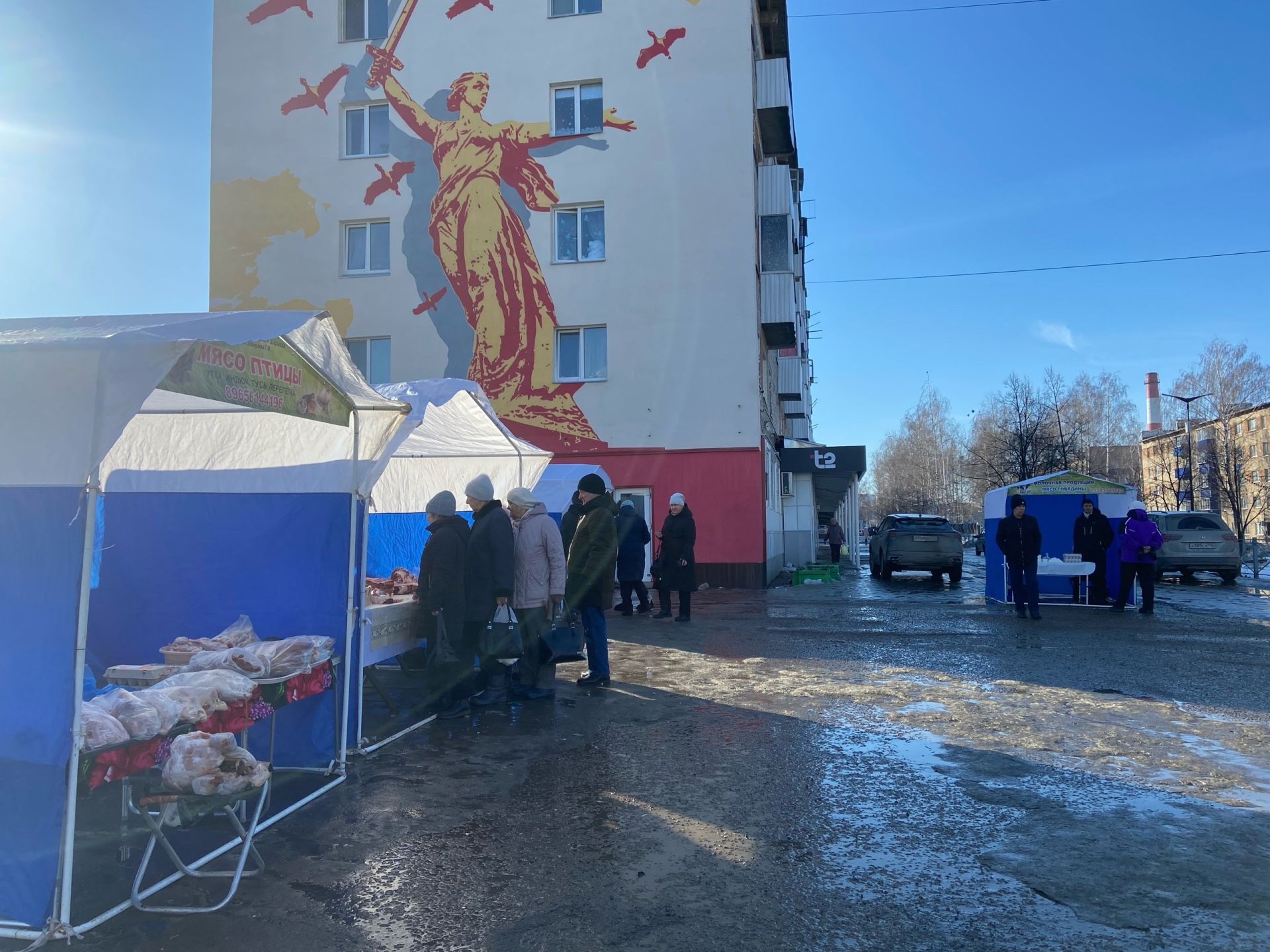 В Менделеевске состоялась первая весенняя ярмарка