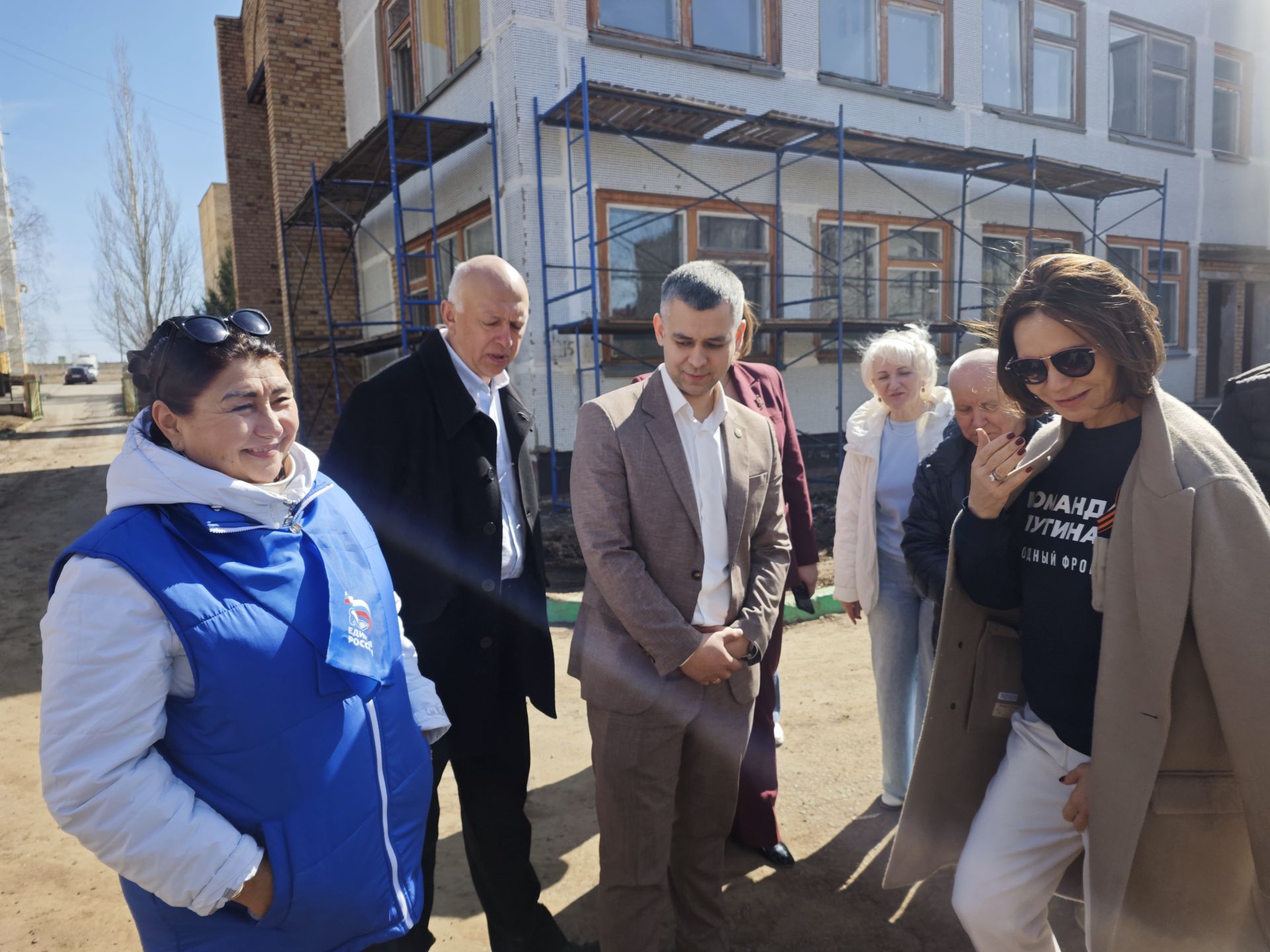 Альфия Когогина ознакомилась с ходом капитального ремонта детского сада в Менделеевске