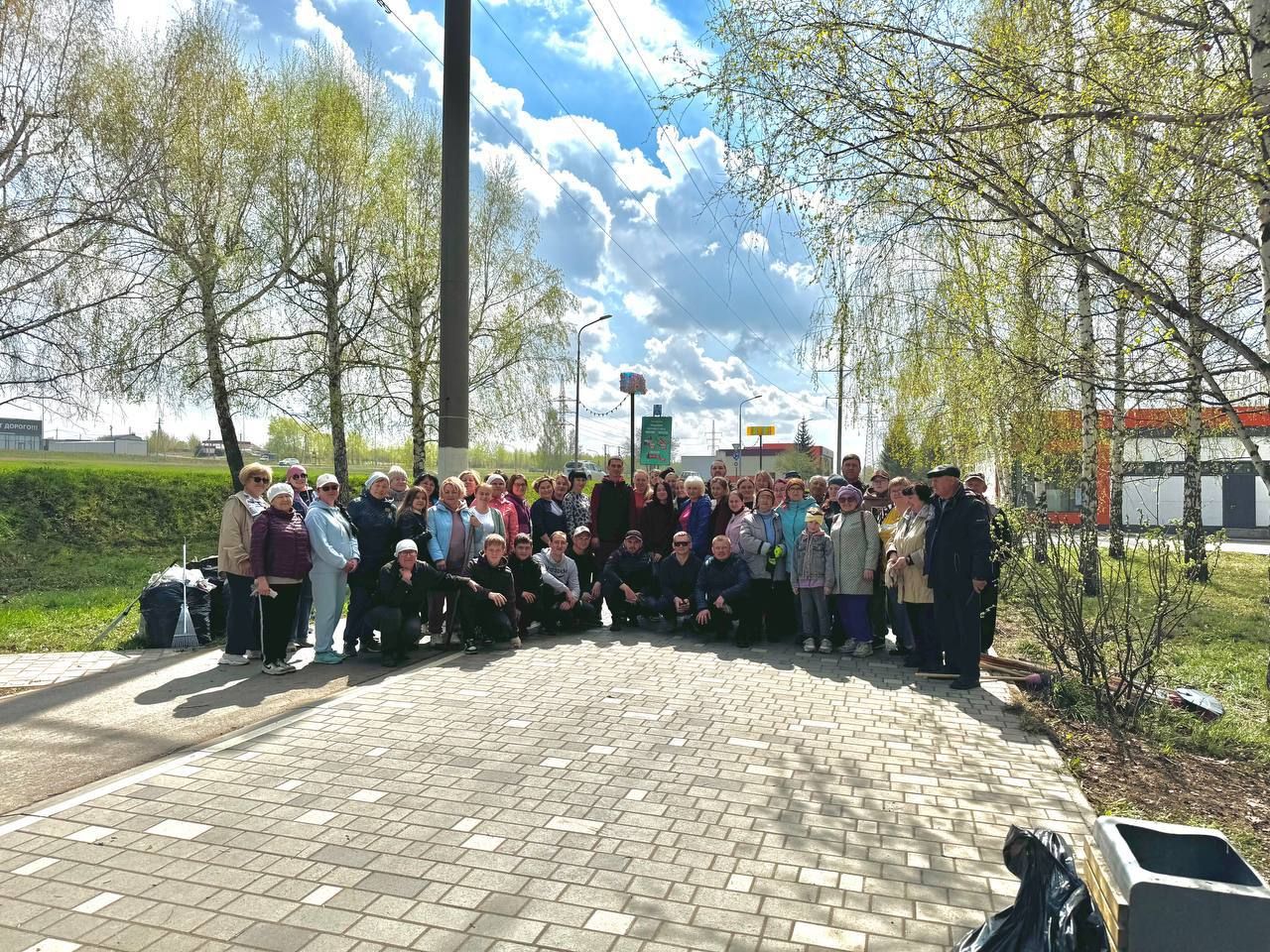 Менделеевск принял участие в Общероссийском субботнике