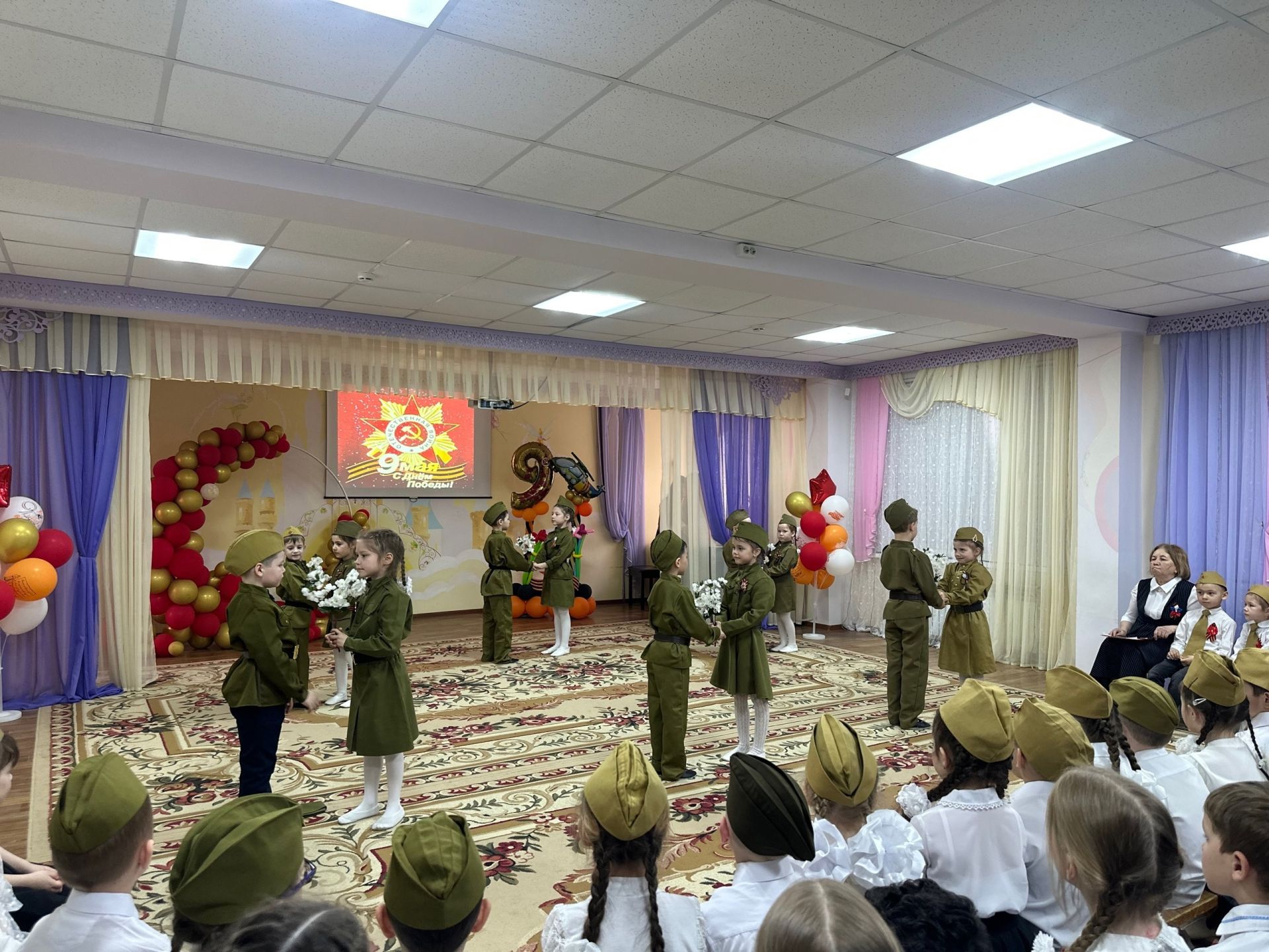 Праздник Победы прошел в детском саду «Планета детства»