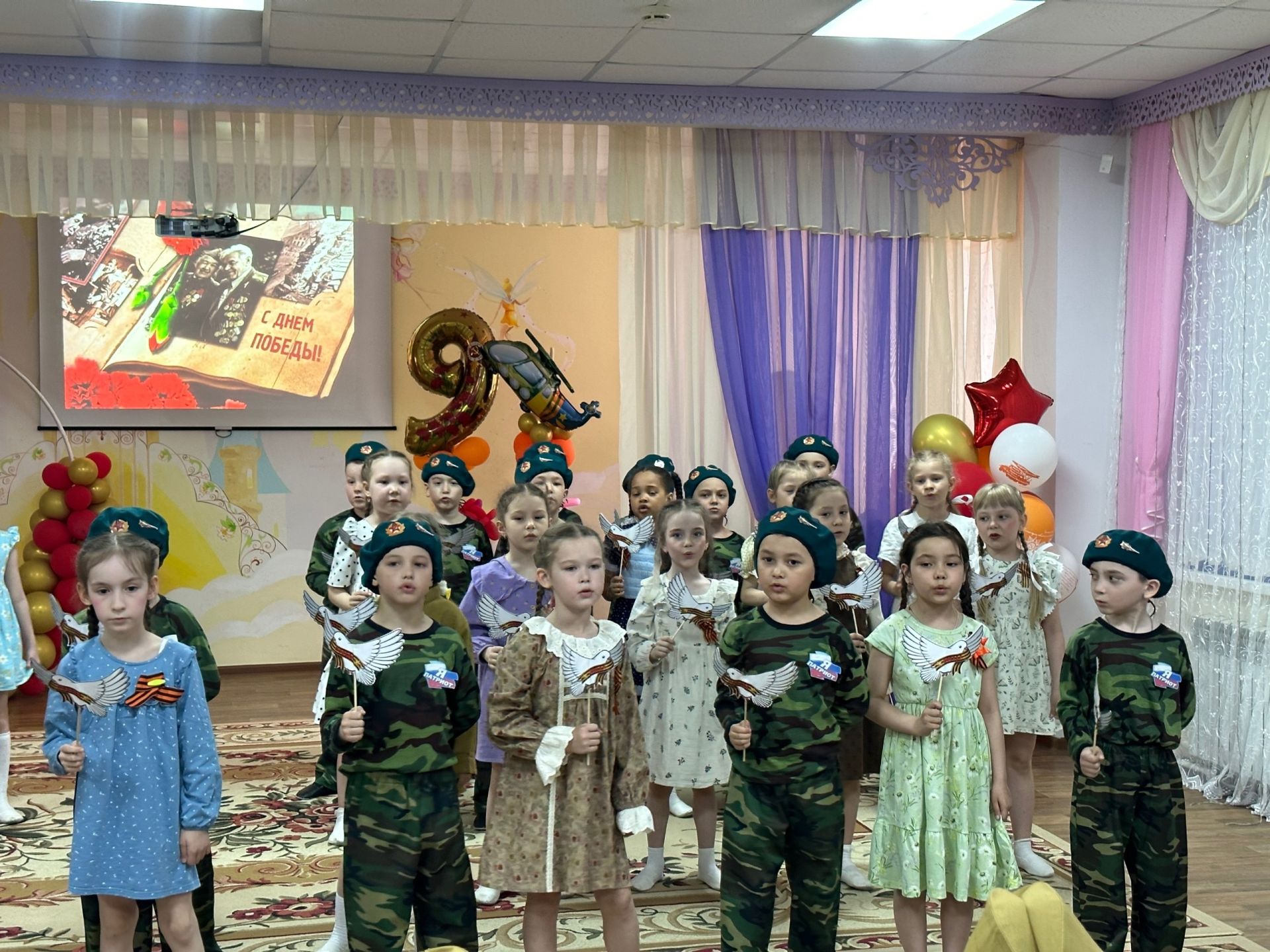 Праздник Победы прошел в детском саду «Планета детства»