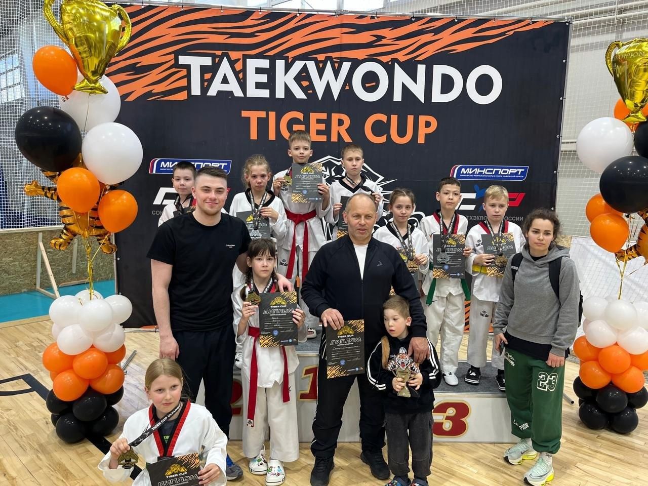 Тхэквондисты из Менделеевска завоевали 15 медалей на турнире «Tiger Cup» в Ульяновске