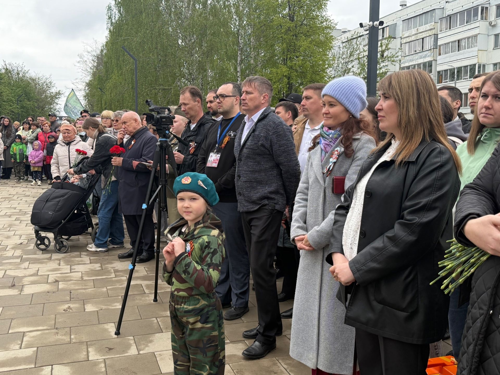 В Менделеевске в День Победы открыли мемориальный комплекс в честь погибших участников СВО и воинов-интернационалистов