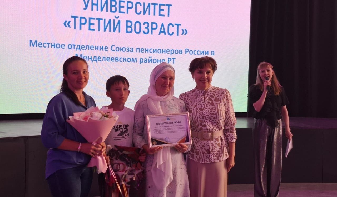 В Менделеевске отпраздновали выпускной «Университета третьего возраста»