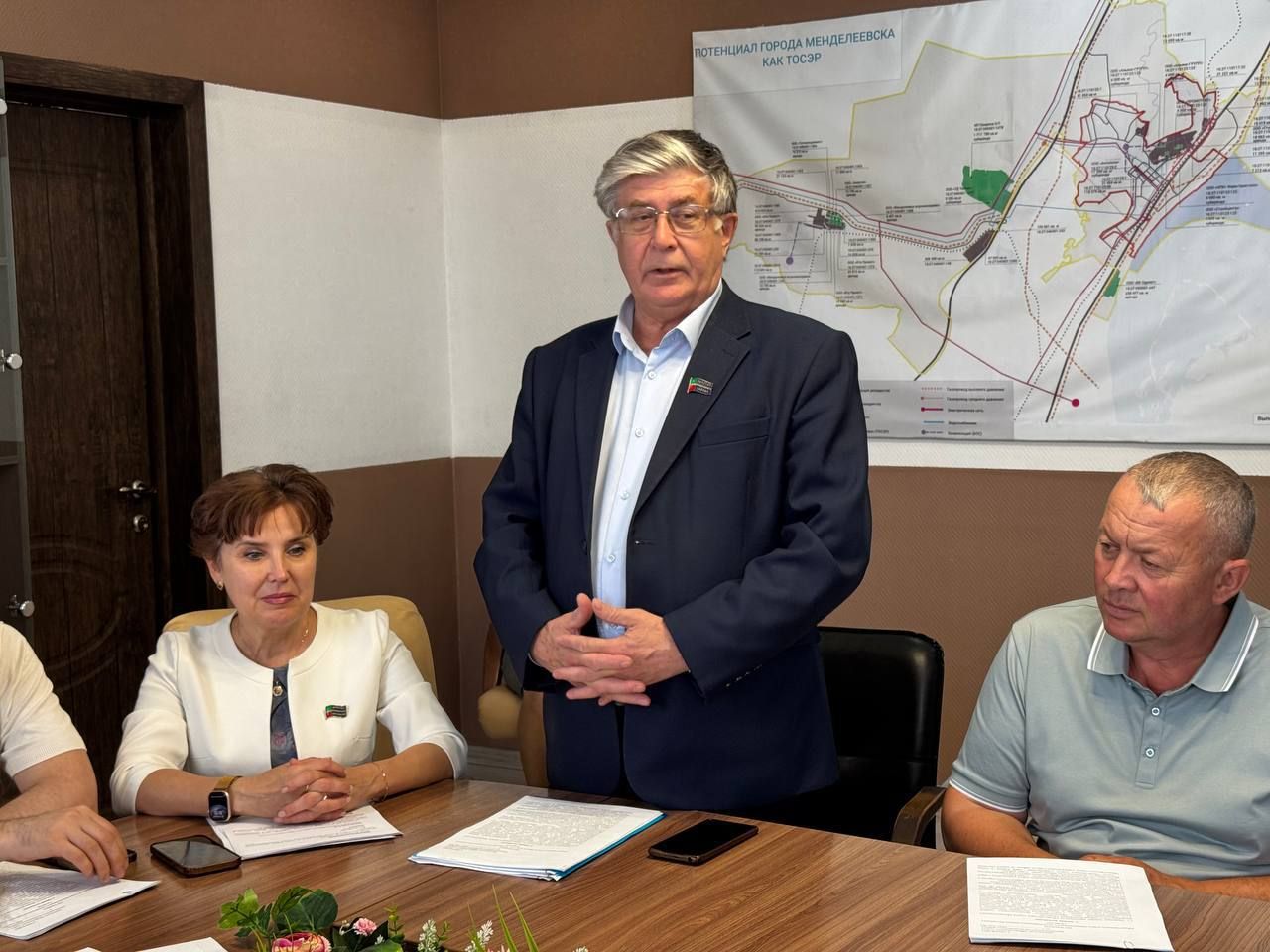 Заседание Общественного совета Менделеевского района прошло в обновлённом составе