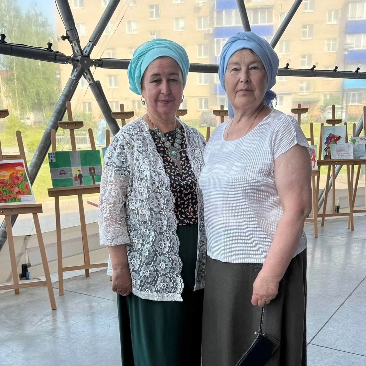 На Курбан-байрам в Менделеевске организовали мастер-класс по завязыванию платка
