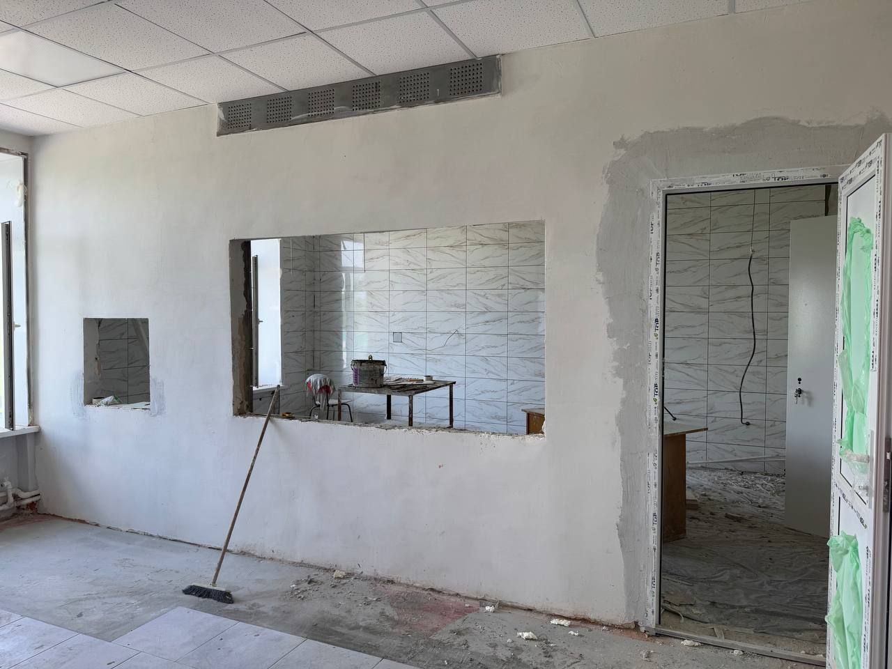 В Камаевской школе строится новая столовая