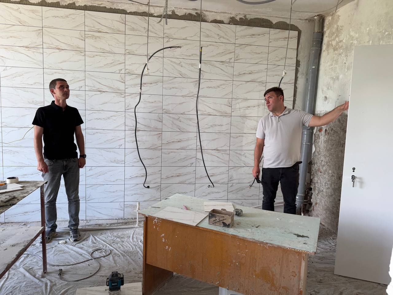 В Камаевской школе строится новая столовая