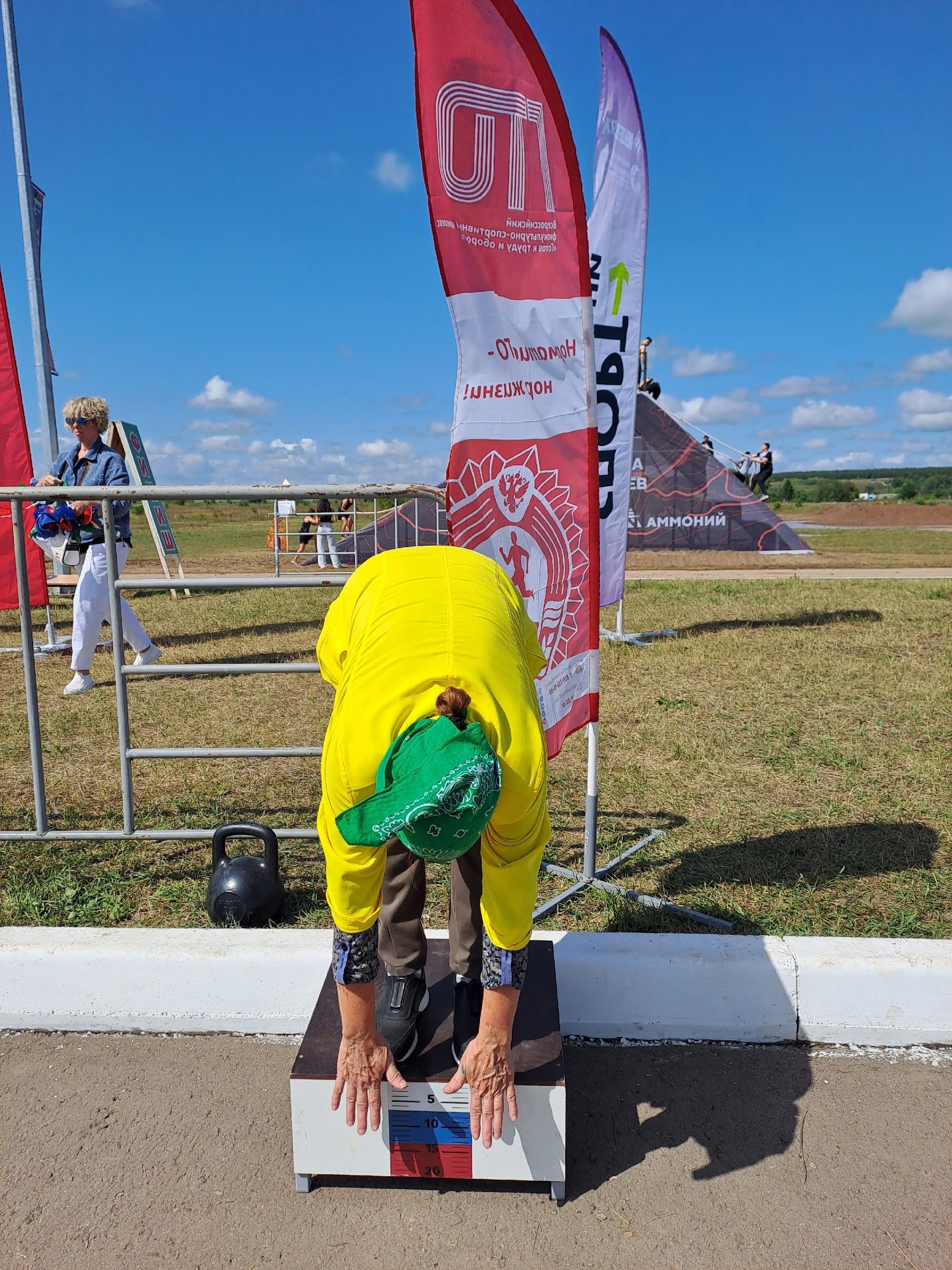 Площадка ГТО стала привлекла внимание участников и гостей «Гонки героев» в Менделеевске