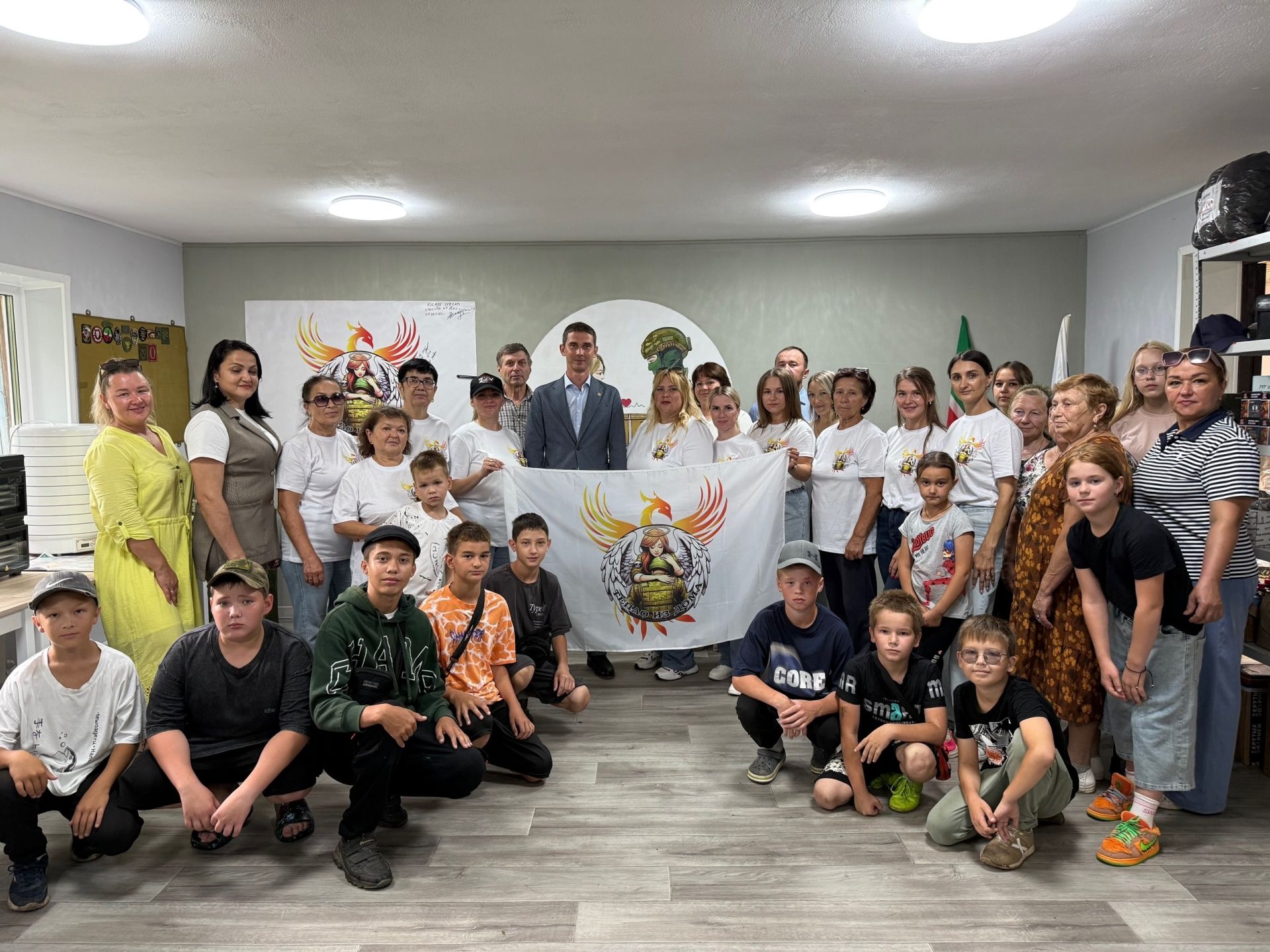 В Мунайке открылся обновлённый штаб волонтёров «Тепло из дома»!