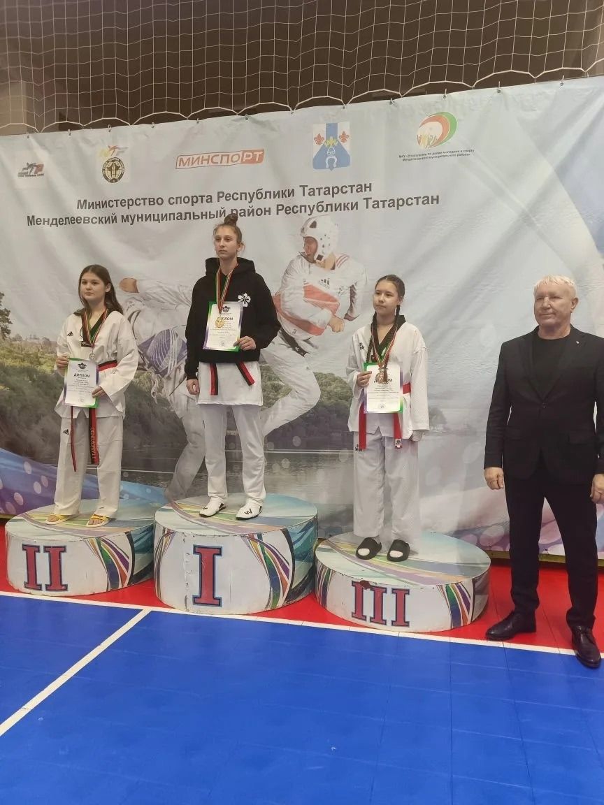 Юные спортсмены встретились в Менделеевске на чемпионате Татарстана по тхэквондо