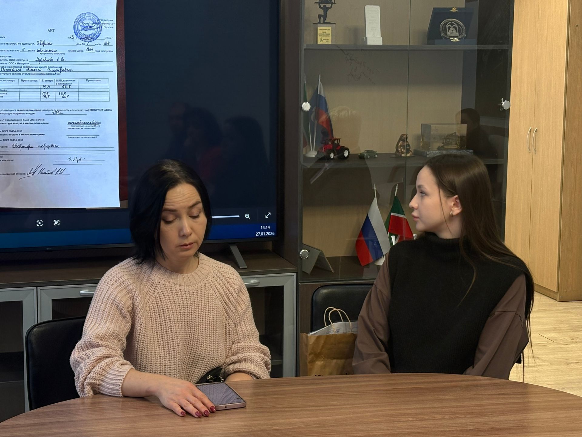 В администрации Менделеевского района прошёл приём граждан