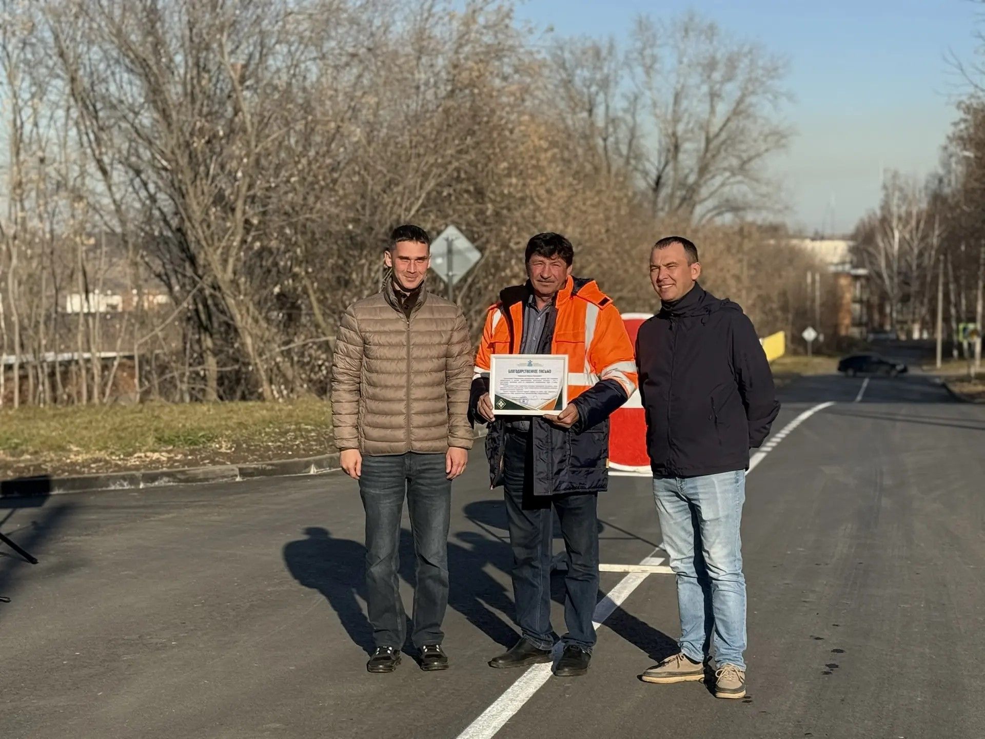 В Менделеевске завершен капремонт дороги к промпарку «Менделеевский» и поселку Бондюга
