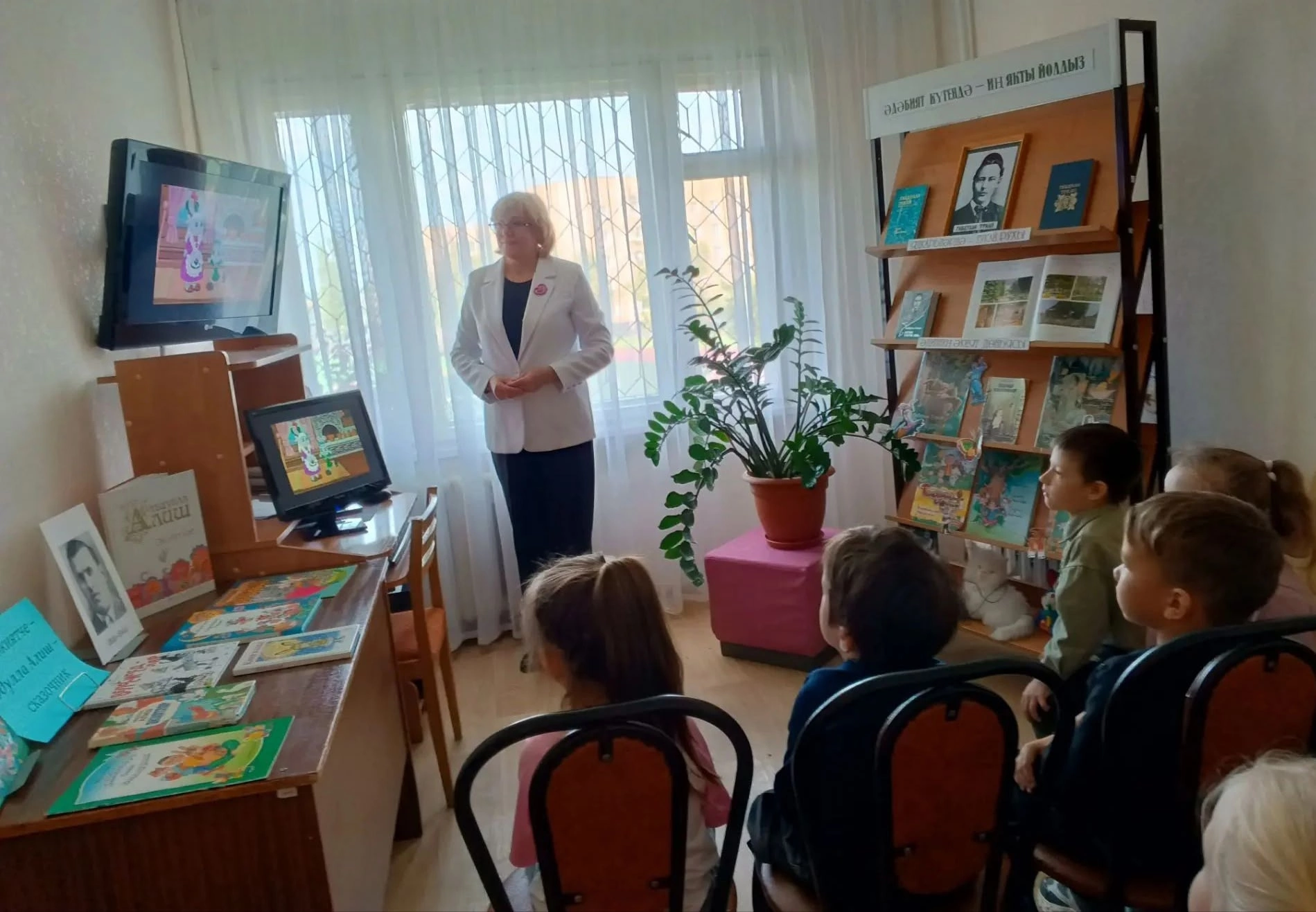 Татар китапханәсендә 7 нче бакча балалары белән әкиятләр кичәсе уздырылды