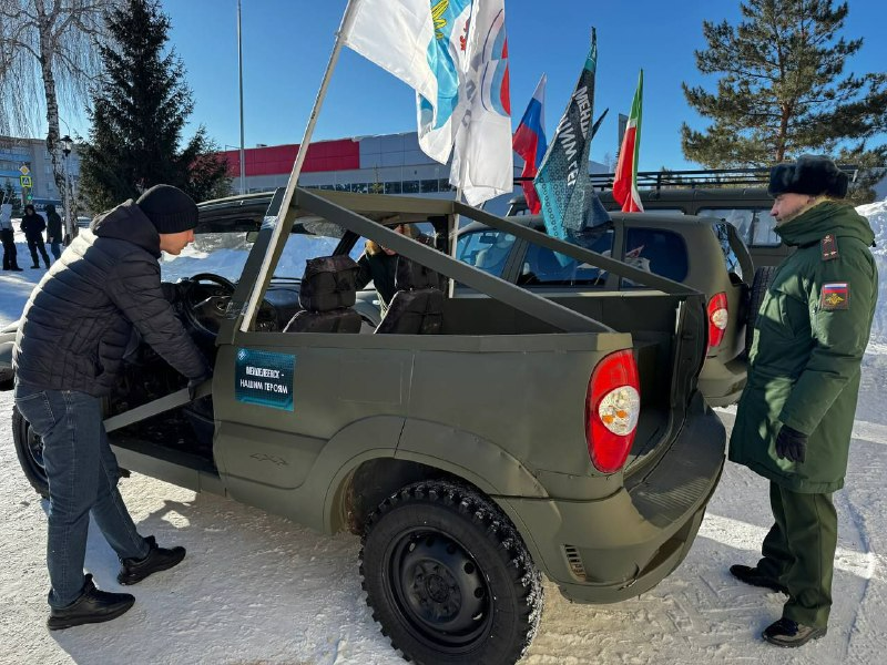 Колонна с гуманитарным грузом отправится завтра из Менделеевска в зону СВО