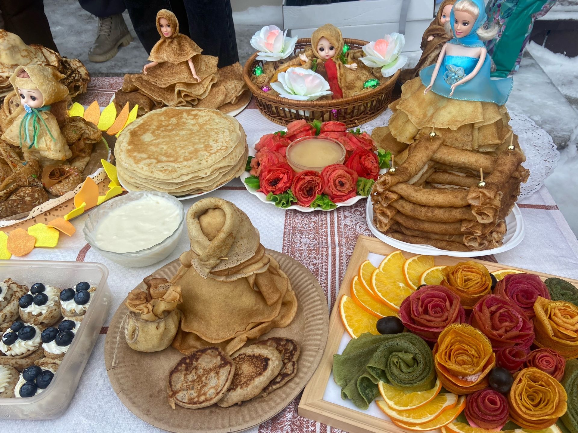 В Менделеевске отпраздновали Масленицу
