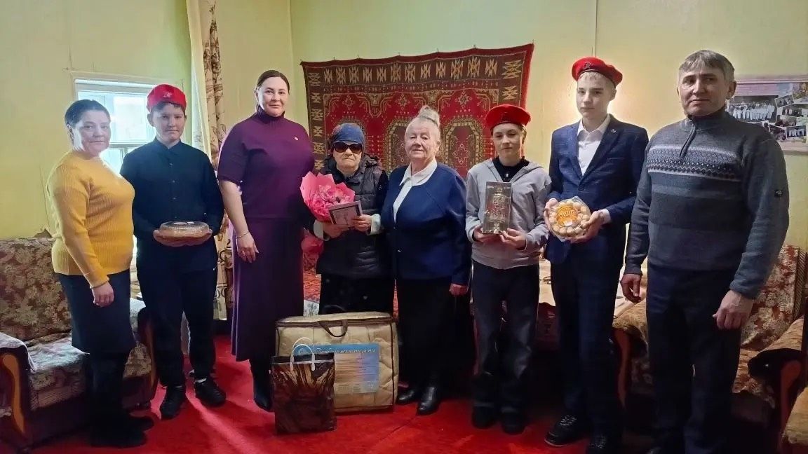 91-летие отметила бывшая узница концлагеря и ветеран труда из Менделеевска