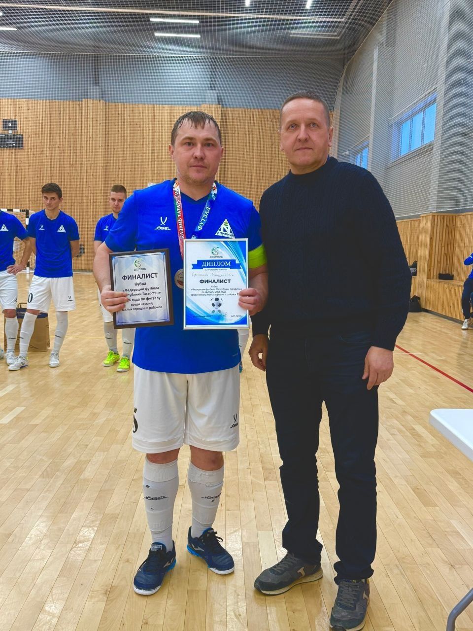 Команда «Аммоний» из Менделеевска завоевала серебро на Кубке Татарстана по футзалу