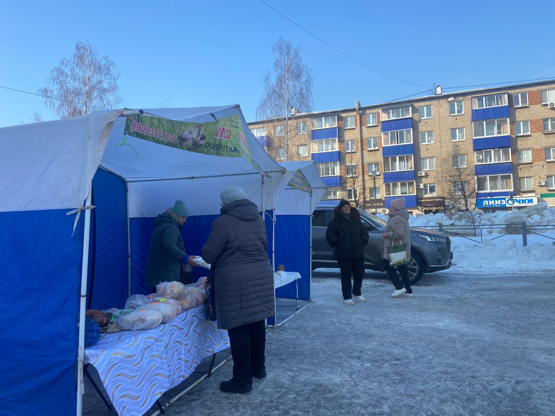Сезонные сельхозярмарки стартовали в Менделеевске