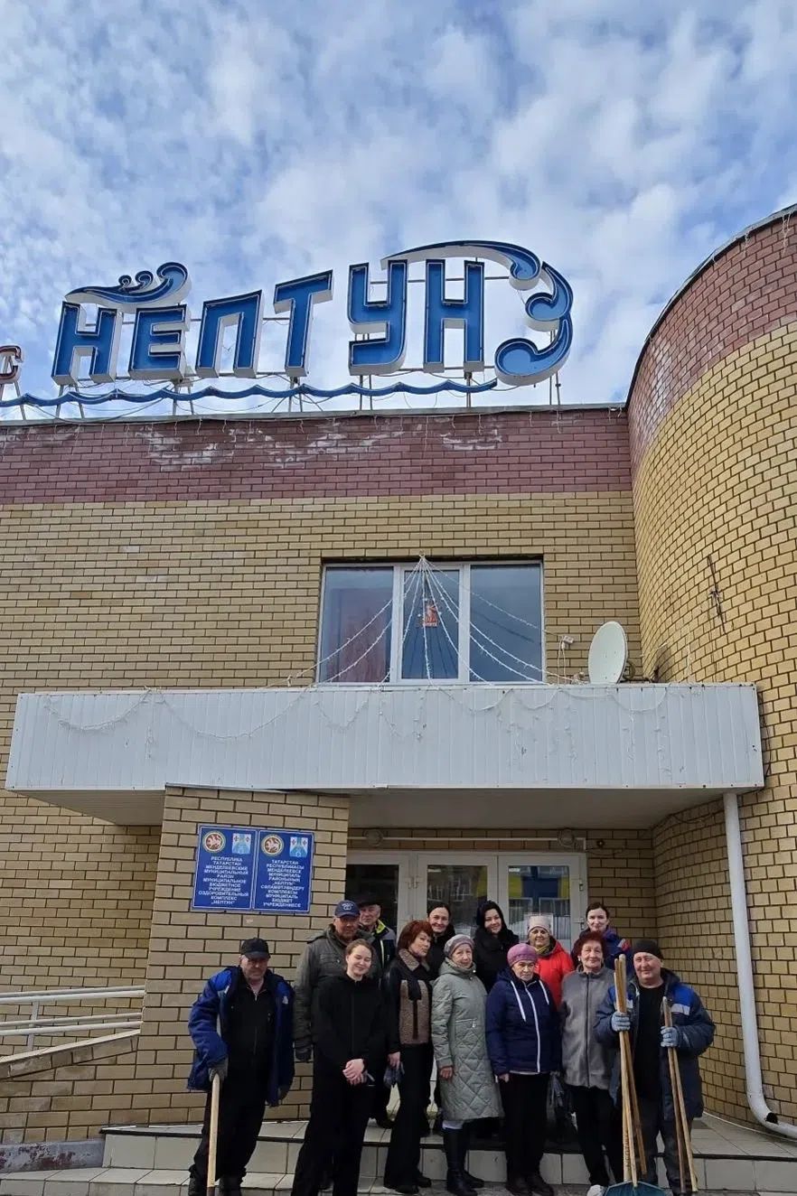 В Менделеевске Оздоровительный комплекс «Нептун» дал старт весенней уборочной кампании
