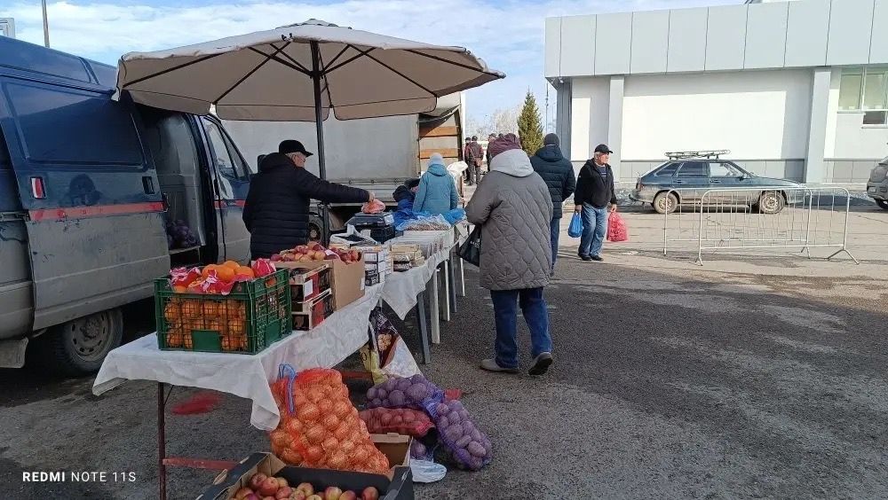 Менделеевцы закупают свежие продукты у местных фермеров