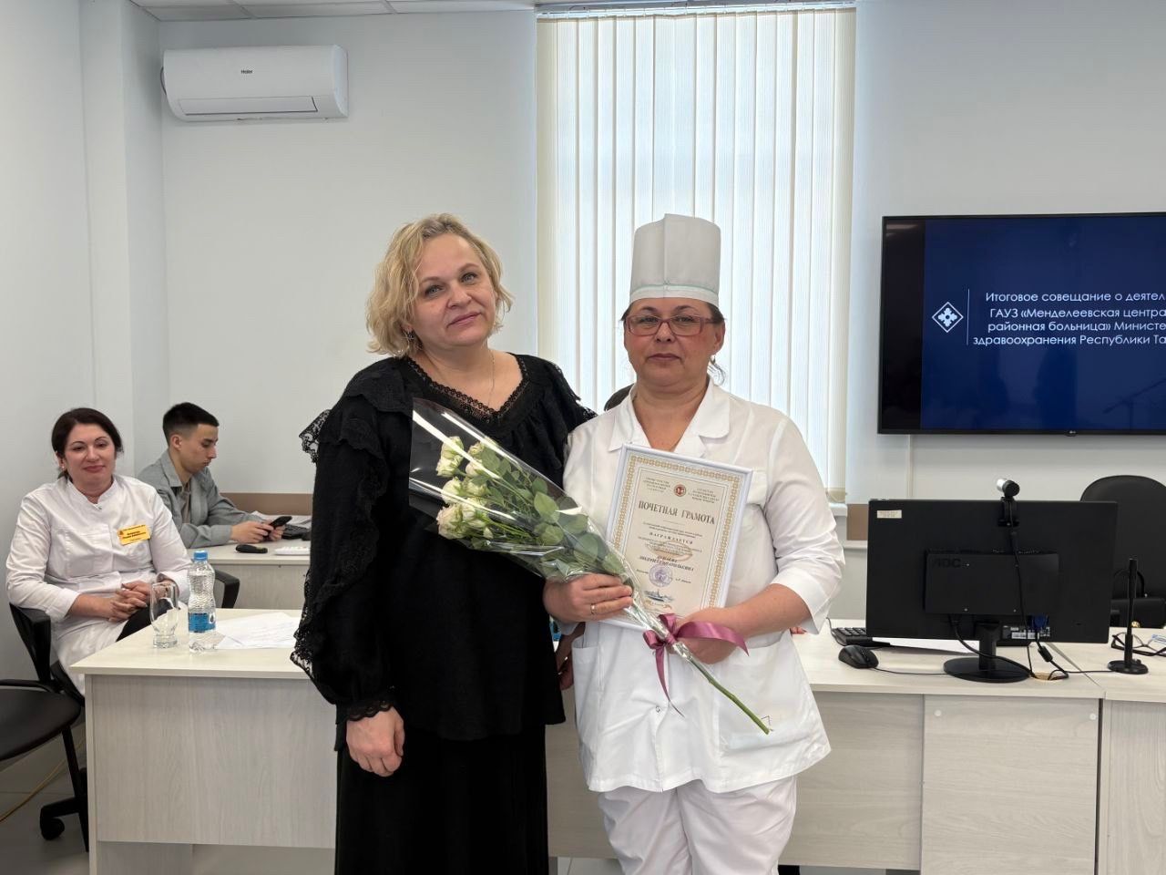 Елена Демьянова положительно оценила работу Менделеевской ЦРБ на медицинском совете