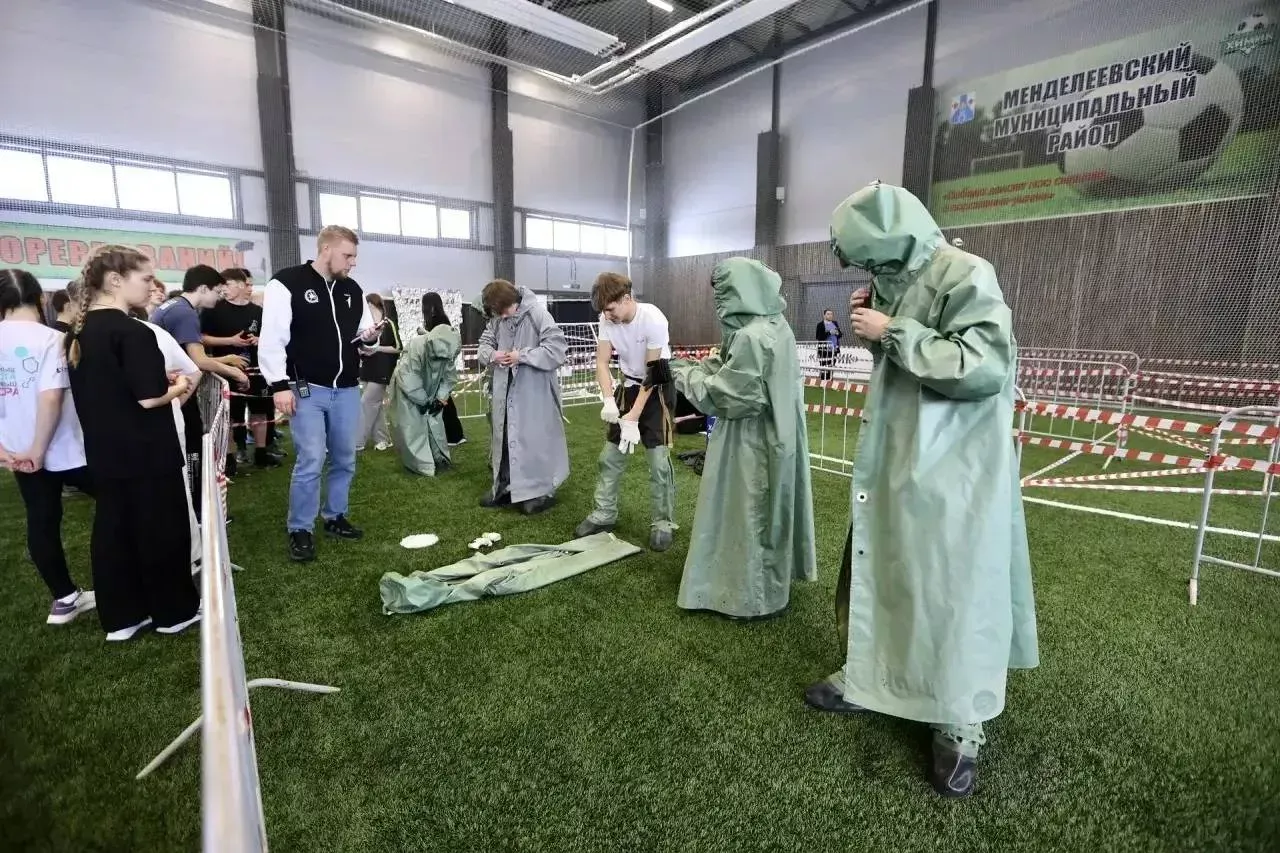 В Менделеевском районе определили победителей муниципального этапа «Зарницы 2.0»