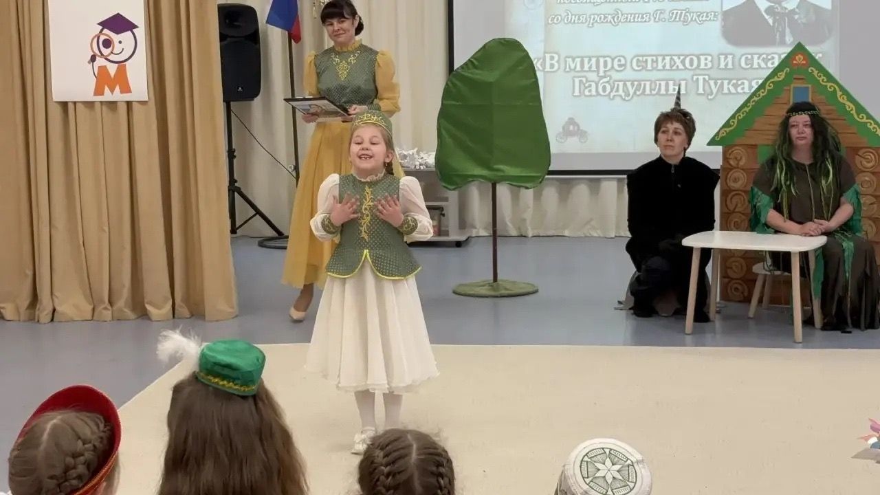 В детском саду Менделеевска провели мероприятия, посвящённые 140-летию Габдуллы Тукая