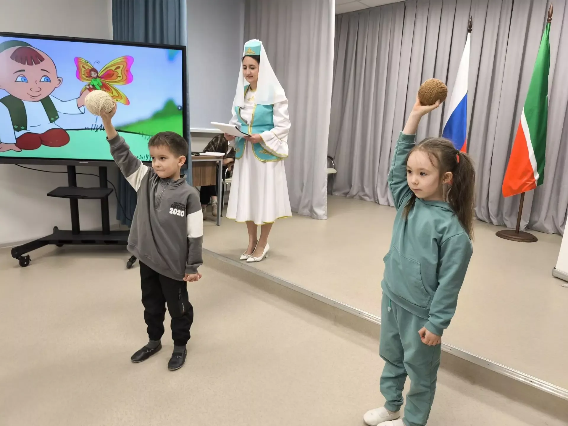 Воспитанники детского сада «Планета Детства» побывали в гостях у сказок Тукая в гимназии «Мирас»