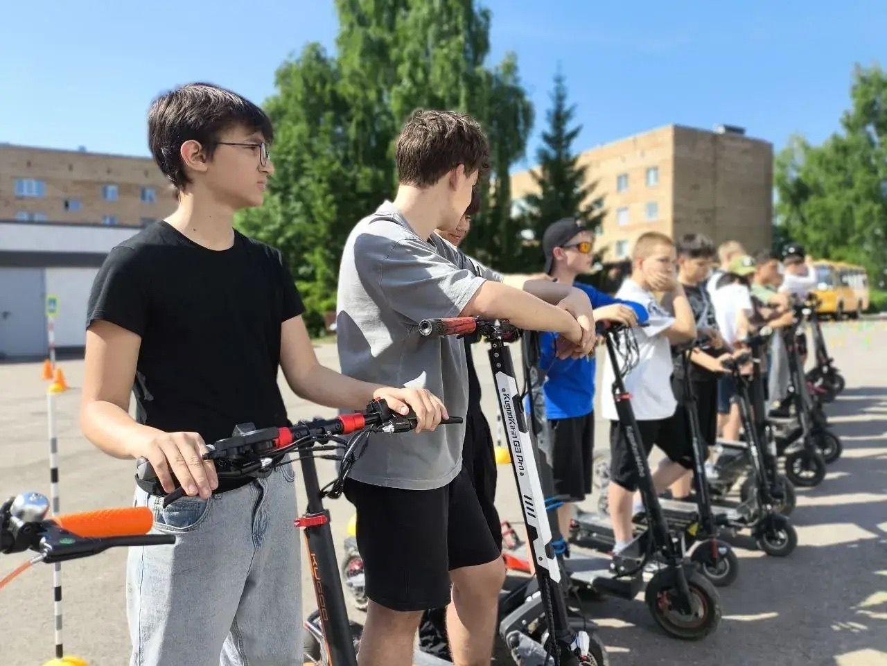 В Менделеевске прошёл конкурс «Электро-Фест» для пользователей электросамокатов