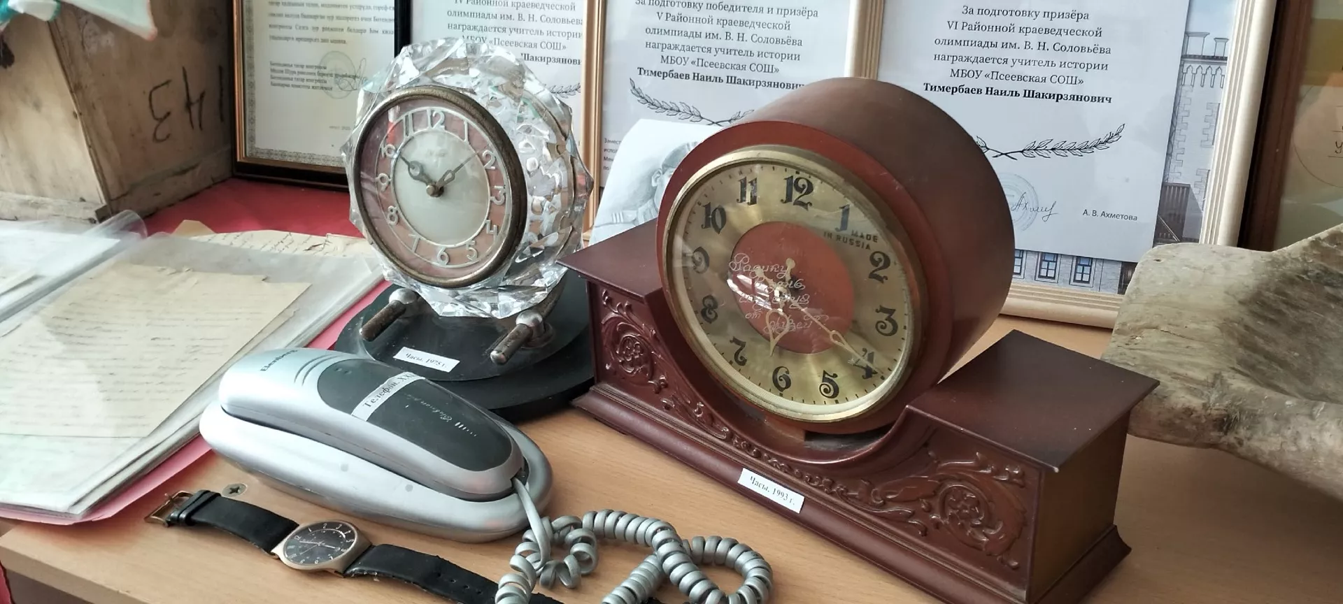 Песәй мәктәбендә күп экспонатлар тупланган музей эшләп килә