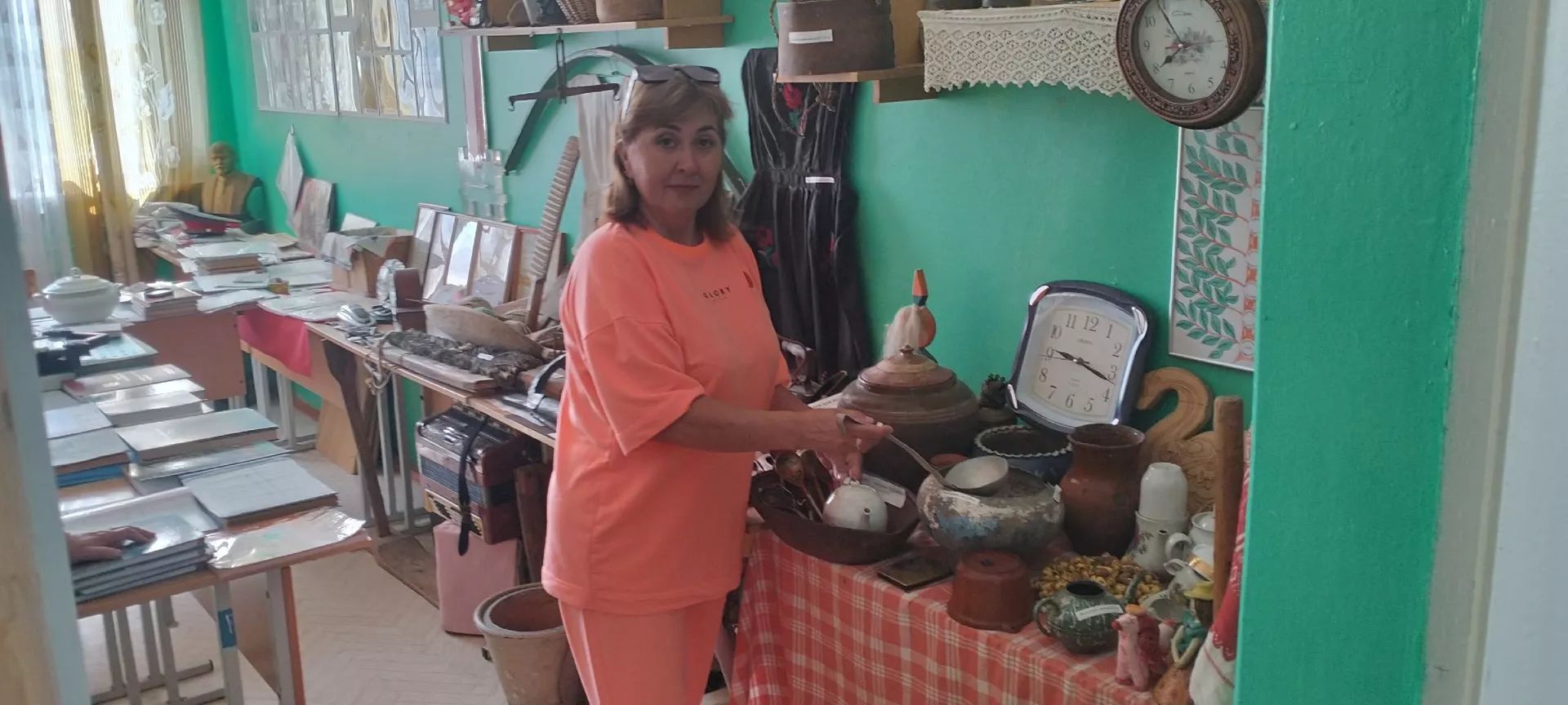 Песәй мәктәбендә күп экспонатлар тупланган музей эшләп килә
