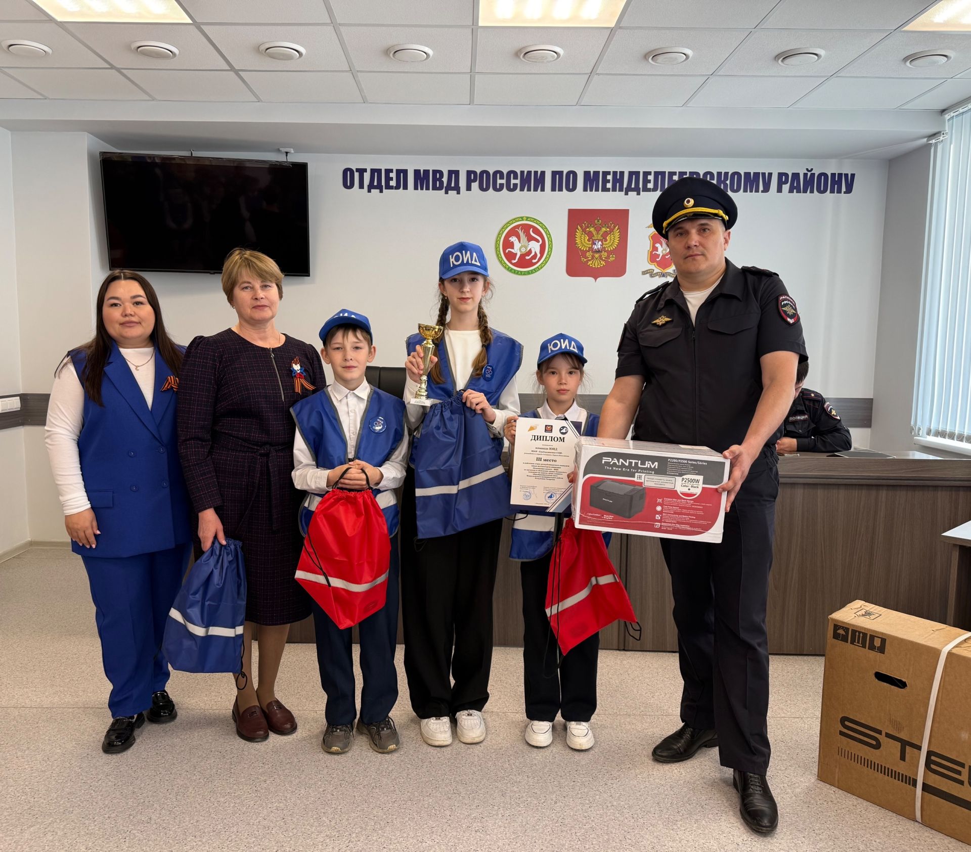 Победителей конкурса «Безопасное колесо» наградили в Менделеевске