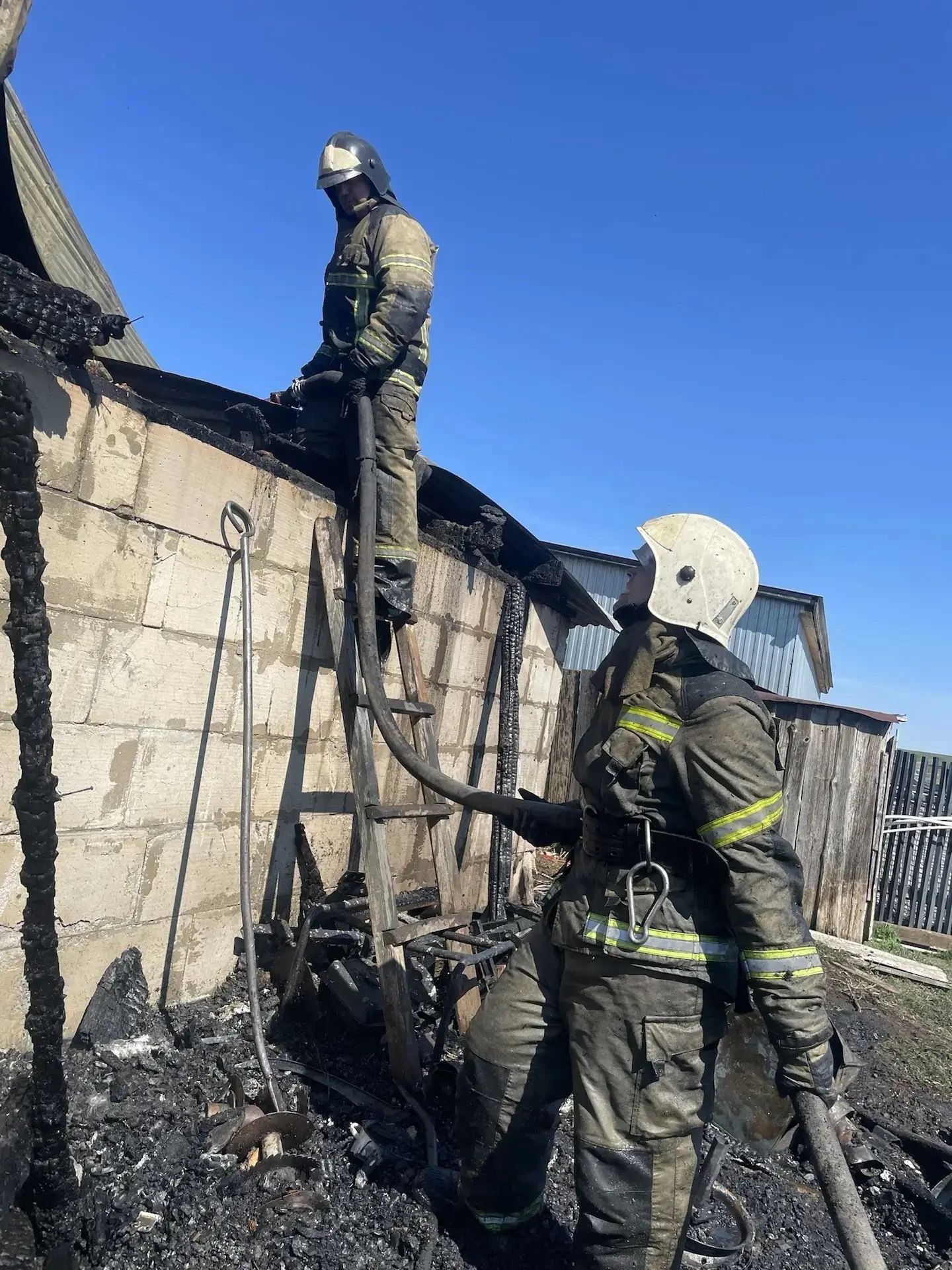 В деревне Камаево Менделеевского района произошёл пожар в частном доме
